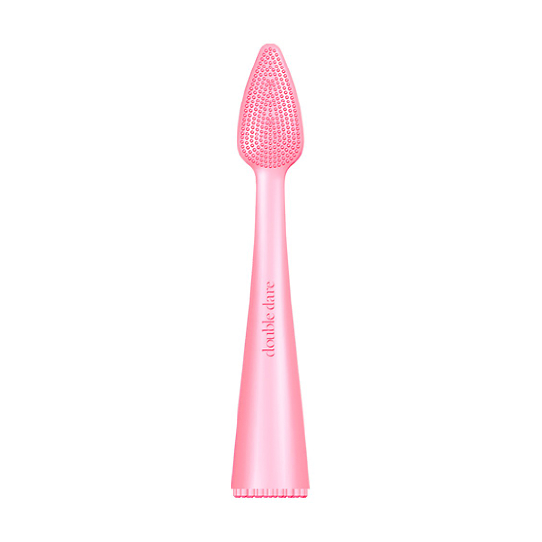 Щіточка масажна силіконова для Т-зони Double Dare Innovative Multi-Functional Buddy Mini, Pastel Red, Рожева, 1 шт